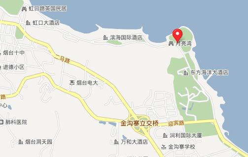 烟台东炮台景区地图位置
