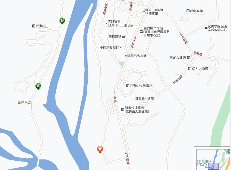 印象大红袍自驾路线图