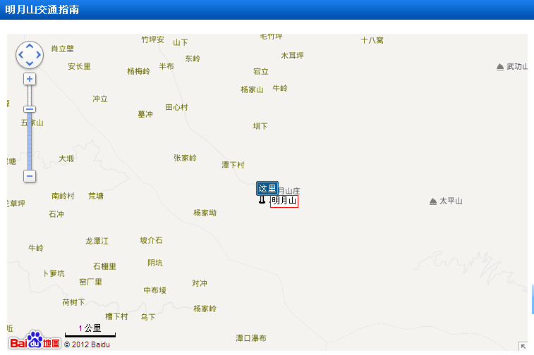 江西宜春明月山风景区地图