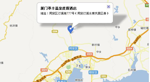 翠丰温泉自驾图
