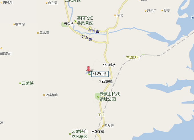 北京桃源仙谷自驾路线图