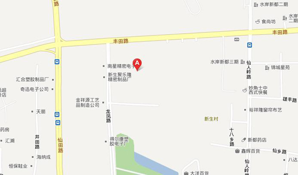 龙凤山庄自驾图