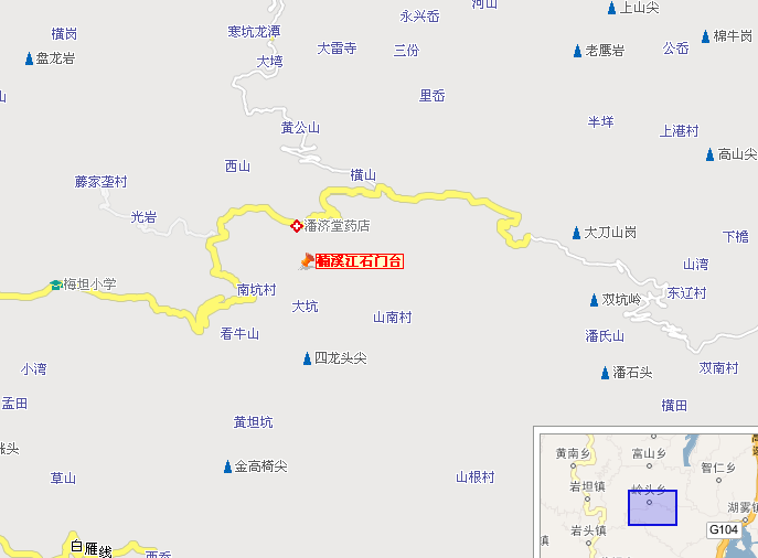 楠溪江石门台自驾路线图