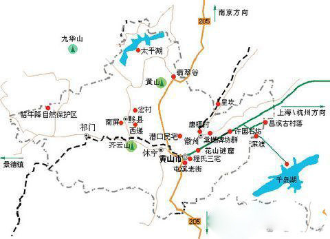 棠樾牌坊群鲍家花园自驾路线指南