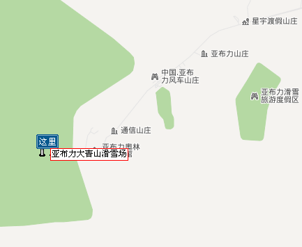 亚布力大青山滑雪场自驾路线图