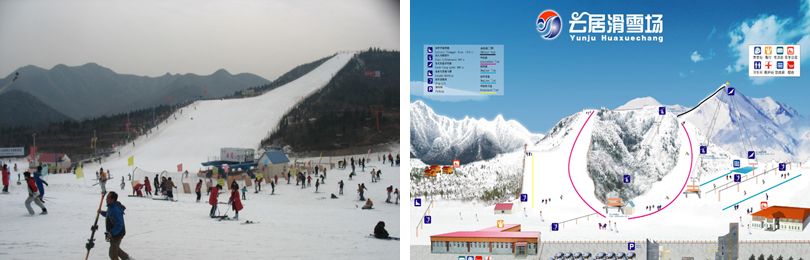 云居滑雪场实景图片