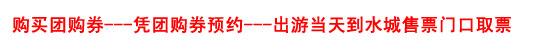 梦幻水城门票团购预定流程示意图