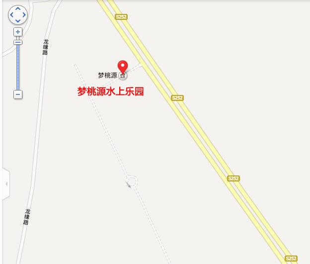 梦桃源水上乐园地图展示