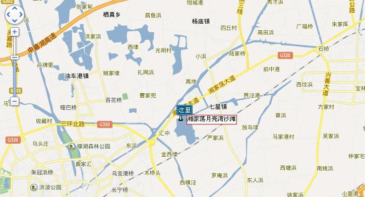 湘家荡月亮湾沙滩路线指南