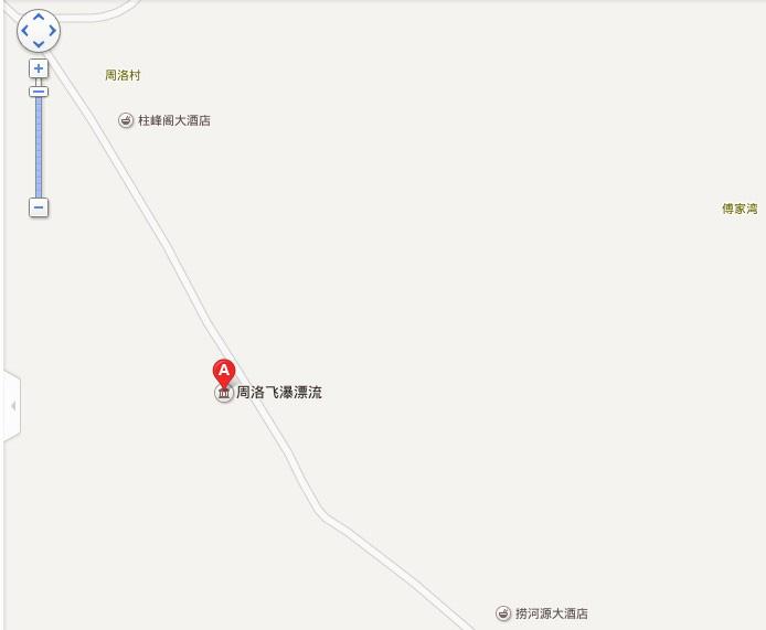 周洛飞瀑漂流地图展示