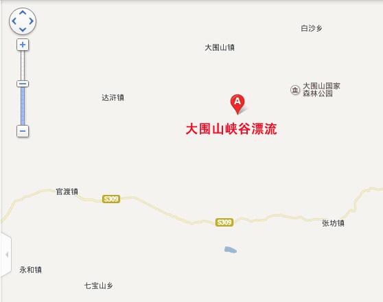 大围山峡谷漂流地图展示