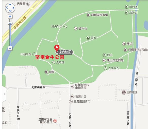 济南金牛公园地图展示