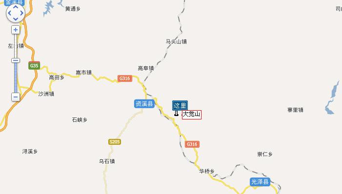 大觉山景区路线指南
