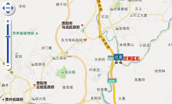 贵御温泉交通路线图