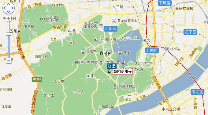 慧因高丽寺路线指南