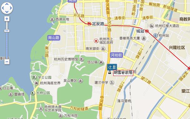 胡雪岩故居路线指南