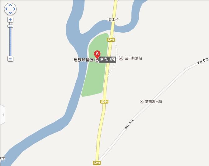 蓝田瑶族风情园地图展示