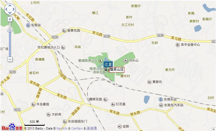 隐贤山庄地图展示