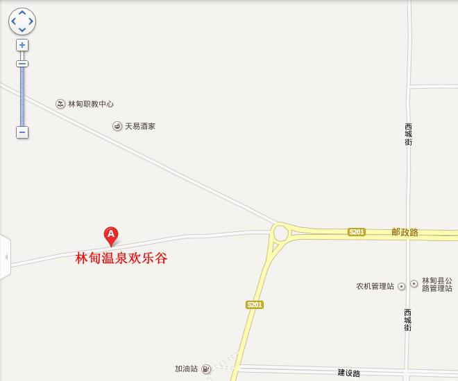林甸温泉欢乐谷地图展示