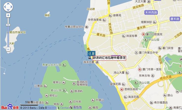 红地毯趣味蜡像馆地图展示