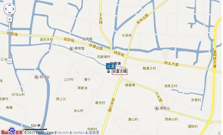 安昌古镇地图展示