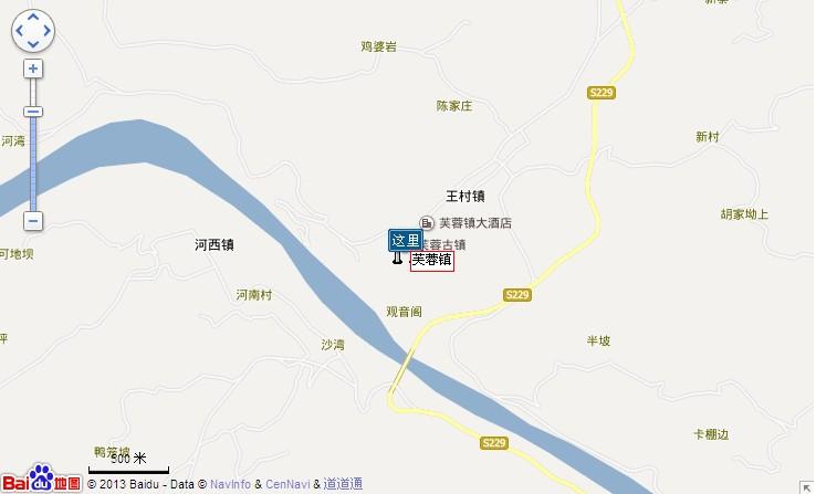 芙蓉镇地图展示图片