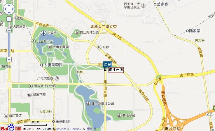 曲江乐园地图展示