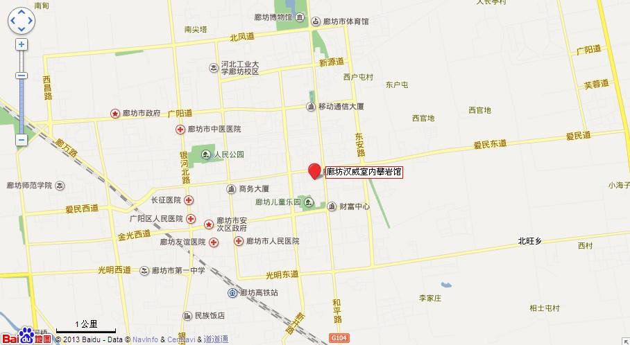 汉威室内攀岩馆地图展示