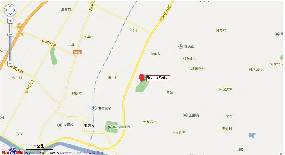 营口望儿山地图展示
