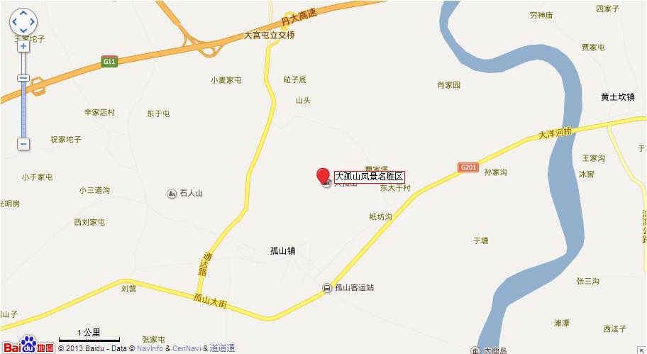 大孤山地图展示