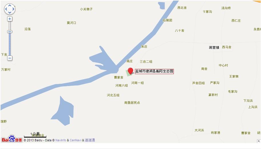 盐城瀚阳生态园地图展示