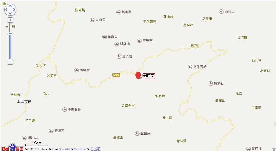 铜锣寨地图展示