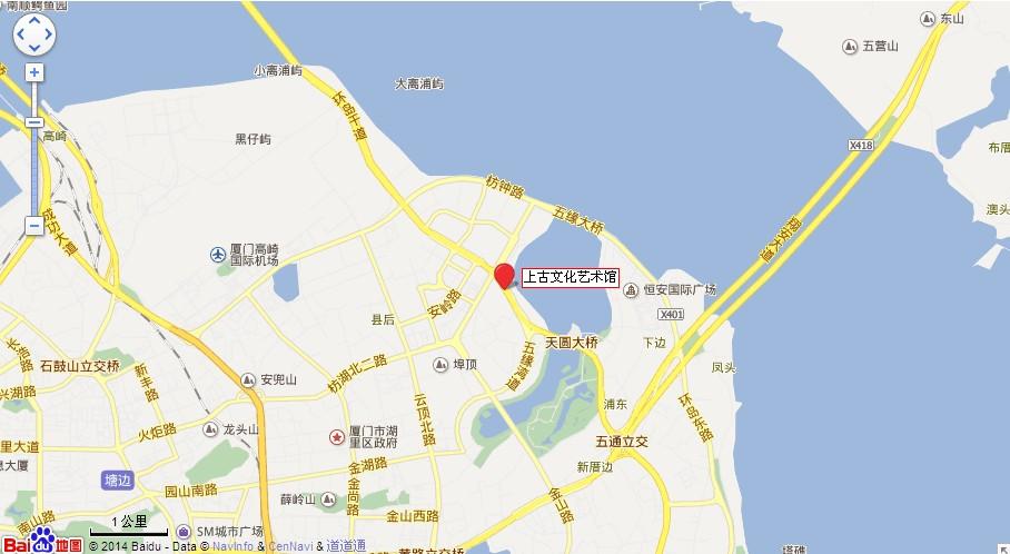 上古文化艺术馆地图展示