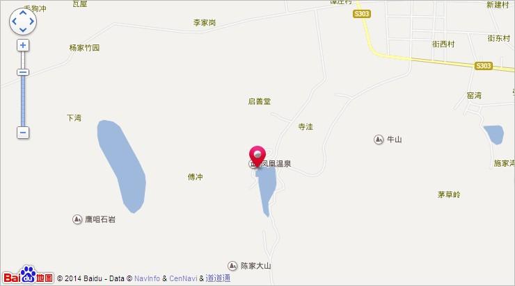 襄阳凤凰温泉地图展示