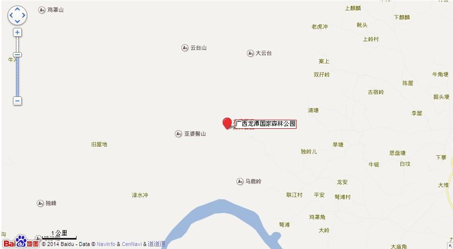 龙潭国家森林公园地图展示