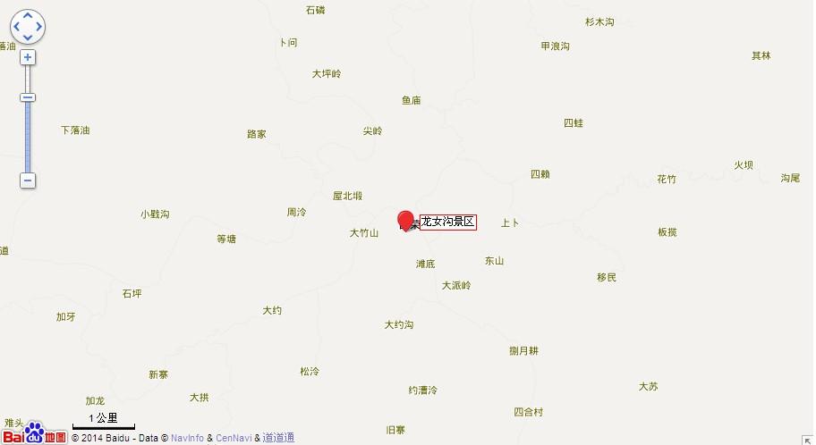 龙女沟地图展示
