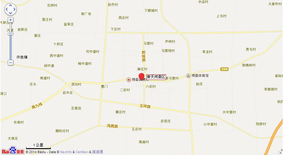 青天河地图展示