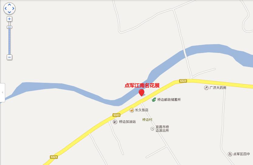 宜昌点军江南名花展地图展示