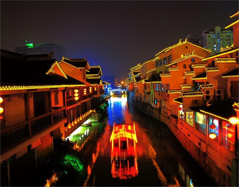 杭州运河夜游船票_杭州京杭大运河夜游船票团购_杭州运河夜游团购现在