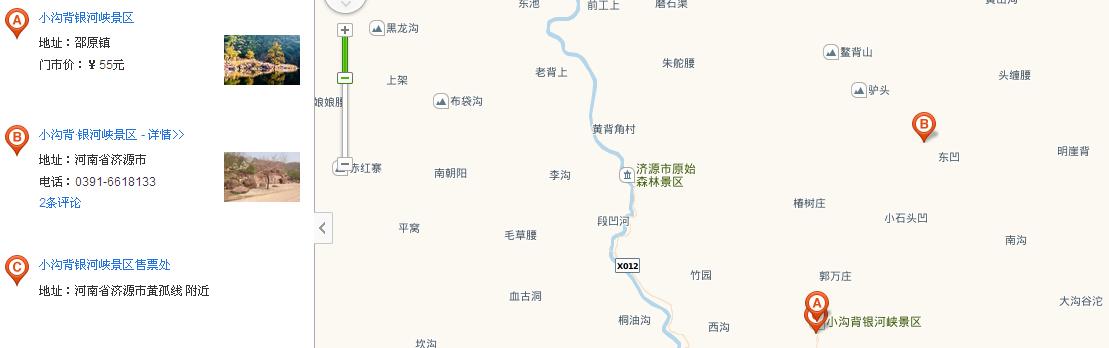 小沟背银河峡路线指南