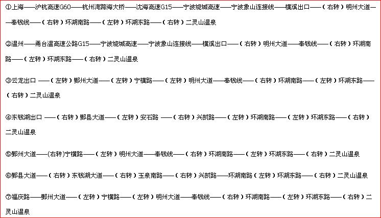 二灵山温泉自驾线路