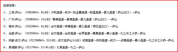景区交通指南