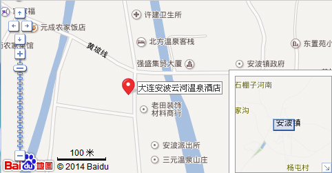 安波云河温泉地理位置地图展示