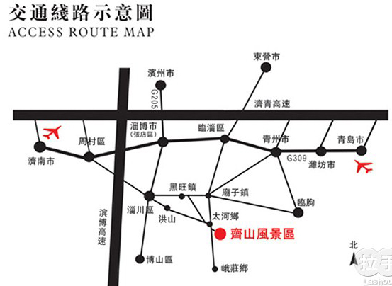 齐山交通地图